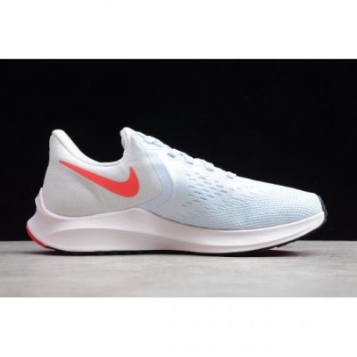 Nike Bayan Zoom Winflo 6 Half Mavi / Kırmızı / Siyah Koşu Ayakkabısı Türkiye - Z0F9WGWY